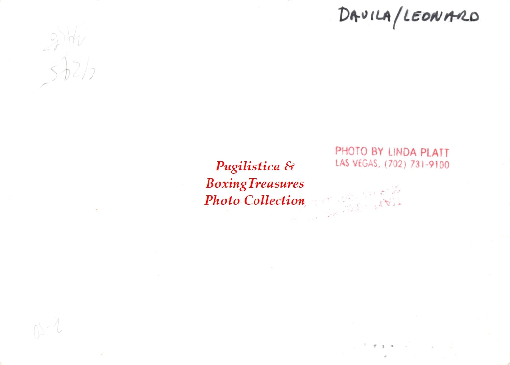 Boxing Photo #797 - Gilbert Davila and Sugar Ray Leonard