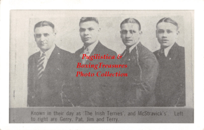 Boxing Photo #847 - The McStravick Brothers "The Irish Terries" Gerry, Pat, Jim and Terry