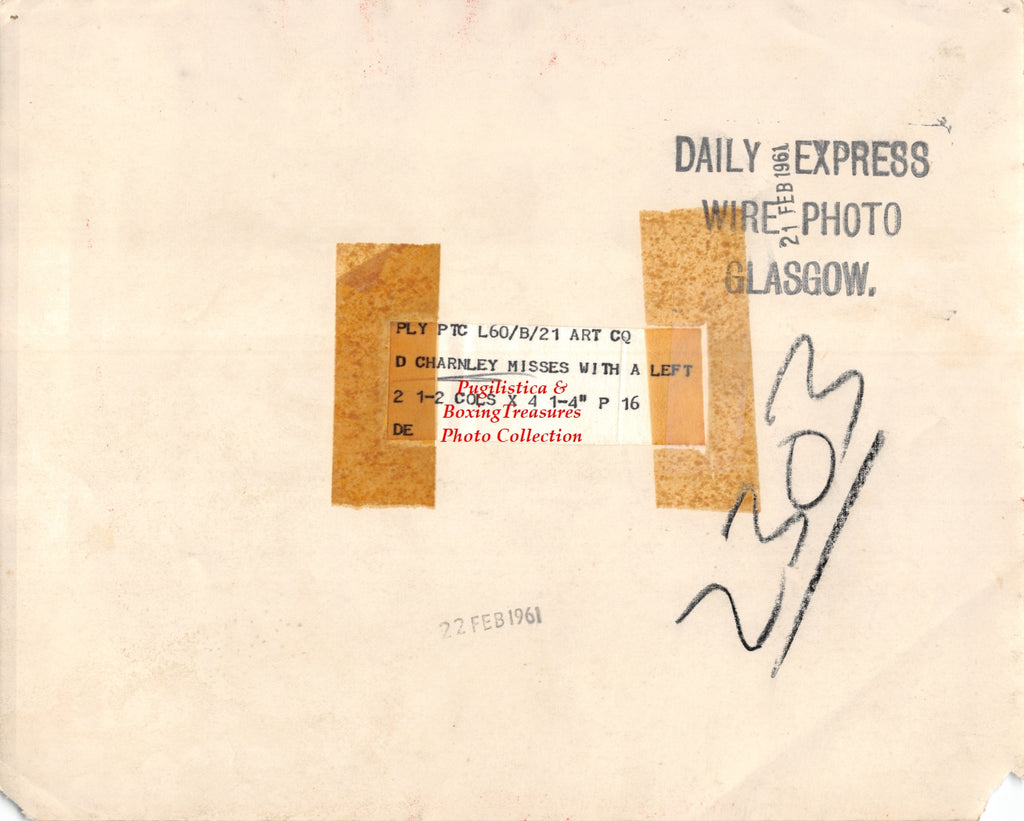 Boxing Photo #854 - Dave Charnley vs. Fernand Nollet