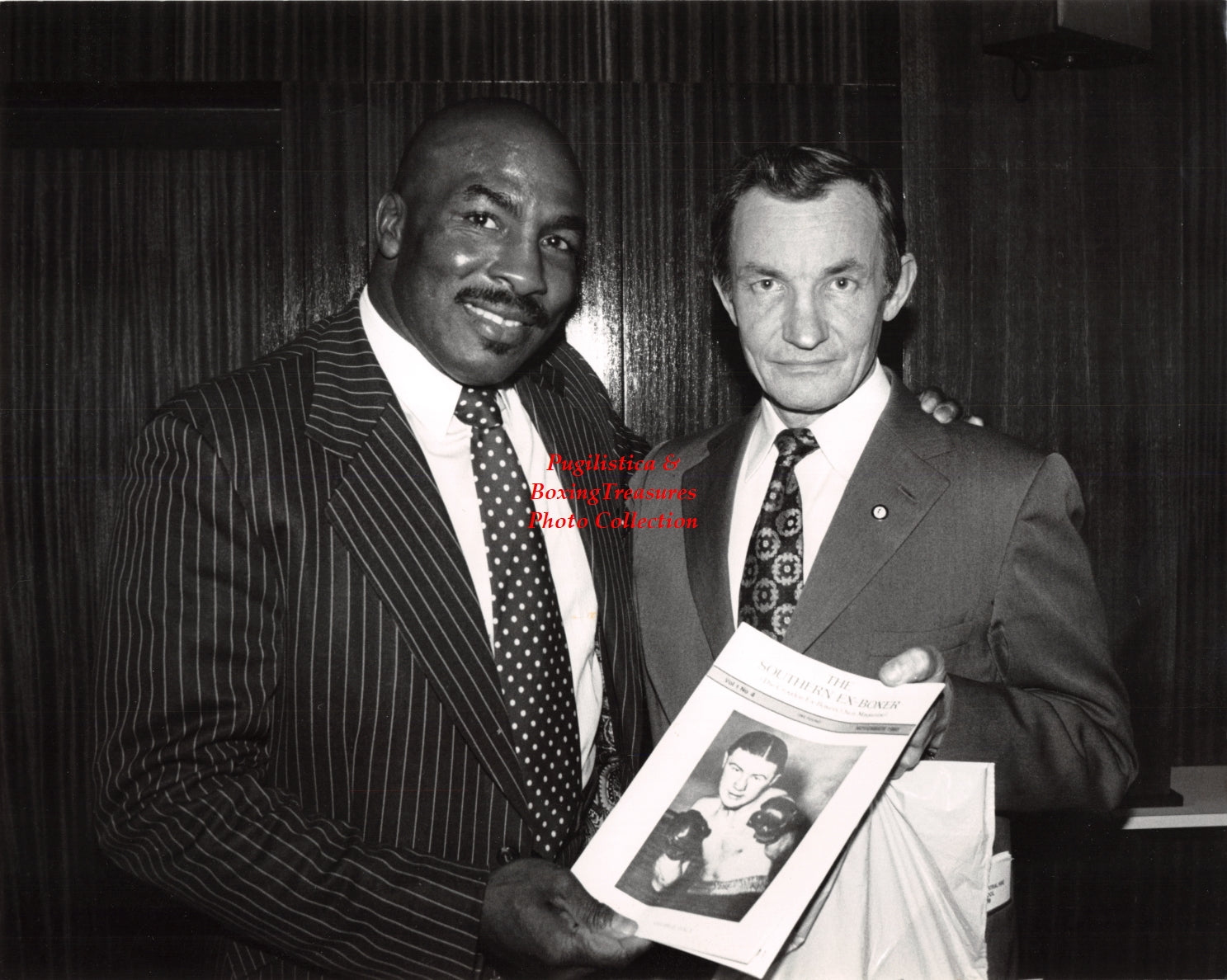 Boxing Photo #870 - John McDonald and Earnie Shavers