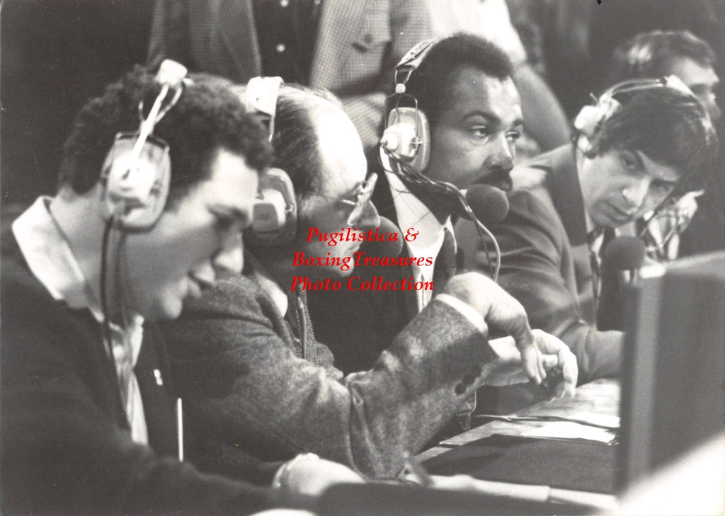 Boxing Photo #909 - Mike Cohen, Ferdie Pacheco, Ken Norton and Marv Albert