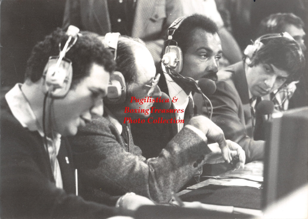 Boxing Photo #909 - Mike Cohen, Ferdie Pacheco, Ken Norton and Marv Albert