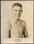 Young Stribling - c. 1927 Vintage Boxing Studio Promotional Photograph