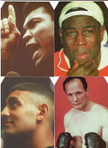 1997 Question of Sport "Famous Sporting Faces" Complete Sub-set of Boxing Cards