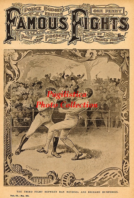 Daniel Mendoza vs. Richard Humphries III - 11x17 Boxing Photographic Print