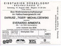 Dariusz Michalczewski vs. Everardo Armenta - 1995 Boxing On-site Ticket from Germany
