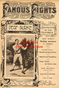 Deaf Burke - 11x17 Boxing Photographic Print