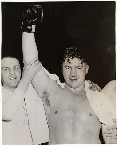 Don Cockell defeats Roland LaStarza - Vintage 1954 Boxing Photograph