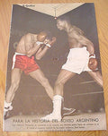 Don Jordan vs. Luis Federico Thompson - 1959 Supplement Poster from Argentina
