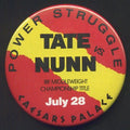 Frank Tate vs. Michael Nunn - 1988 Souvenir Pinback