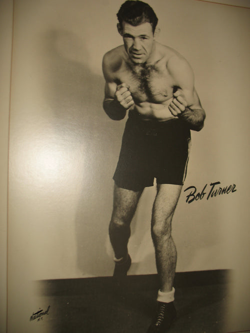 "Irish" Bob Turner - 1930's Large Format 17x24 National Studios Photograph - Virginia Middleweight Contender