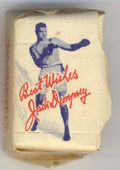 Jack Dempsey - c. 1930's Sugar Cube from Restaurant
