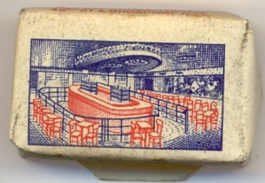 Jack Dempsey - c. 1930's Sugar Cube from Restaurant