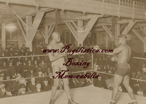 Jack Johnson vs. Sam McVey - 17x11 Boxing Photographic Print