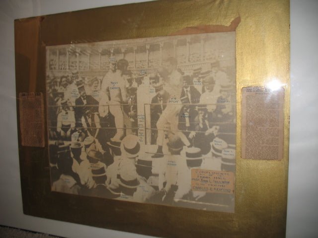 James J. Corbett vs. Kid McCoy - Vintage 1900 Large Format Albumen Photograph