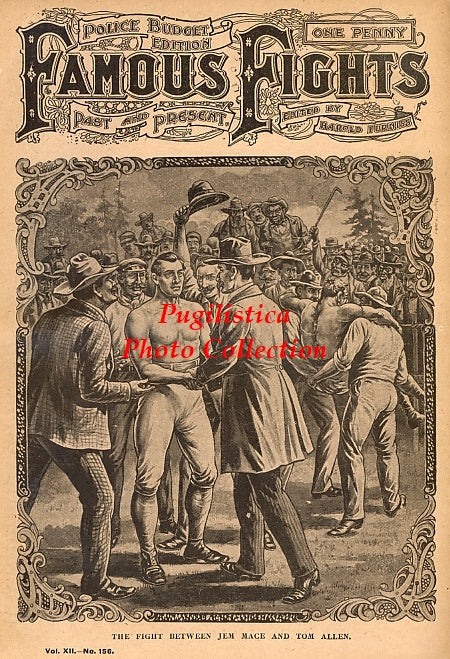 Jem Mace vs. Tom Allen - 11x17 Boxing Photographic Print