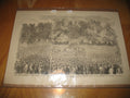 John C. Heenan Festival Reception - Vintage 1860 Print from Frank Leslie's Illustrated News