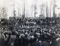 John L. Sullivan vs. Jake Kilrain, 1889 Round 7 - 17x11 Boxing Photographic Print