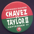 Julio Cesar Chavez vs. Meldrick Taylor II - 1994 Souvenir Pinback Button