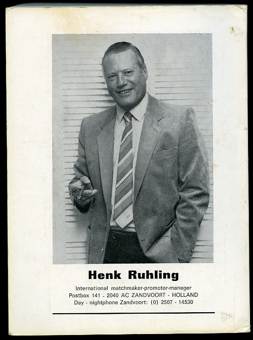 La Bibbia Del Pugilato "The Bible Of Boxing" - 1982 Record Book by Giuseppe Ballarati - Published in Italy