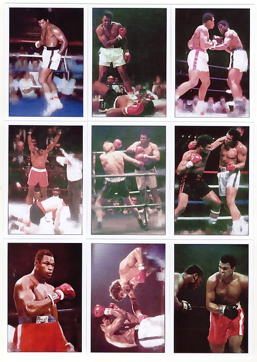 Muhammad Ali - His Fights, His Opponents - 2003 Complete Boxing Card Set by J.F. Sporting Collectibles
