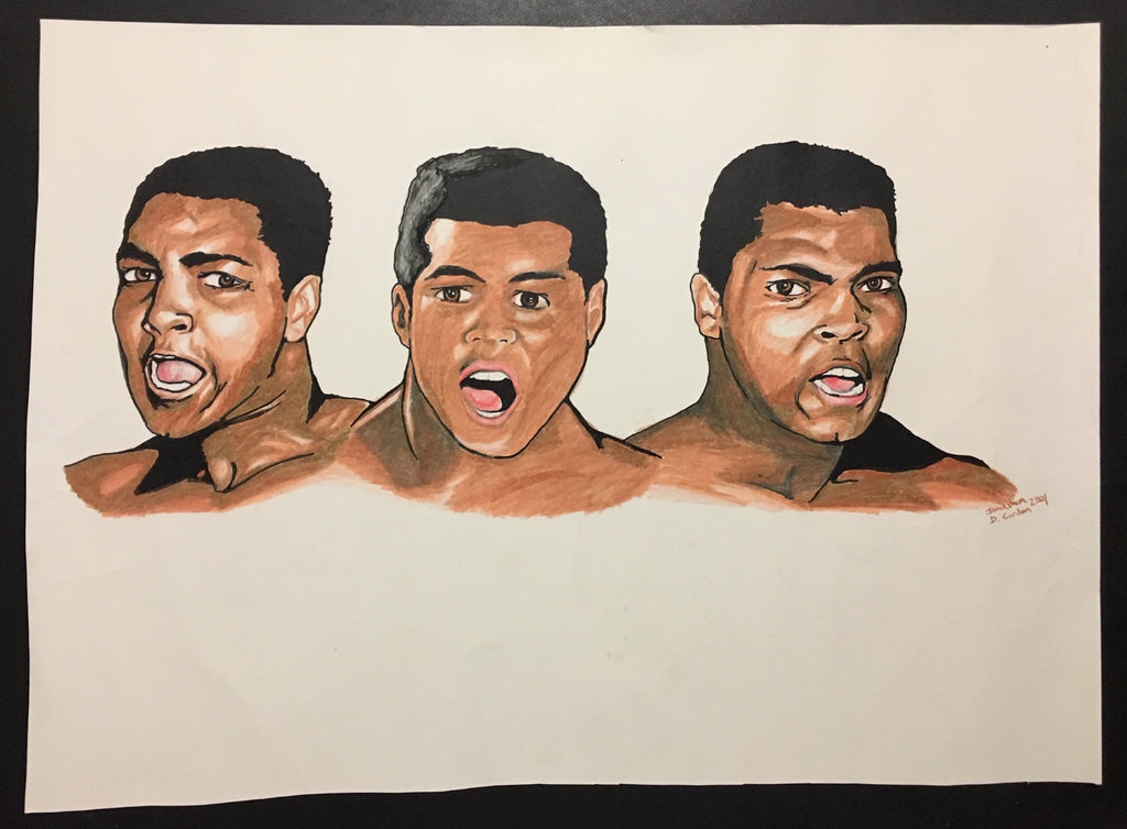 Muhammad Ali - Original Artwork by Jonathan D. Gordon - 23x16