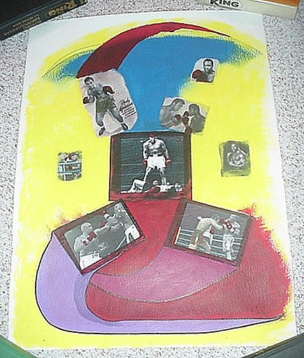 Muhammad Ali, Rocky Marciano, etc., Boxing Painting by Olman