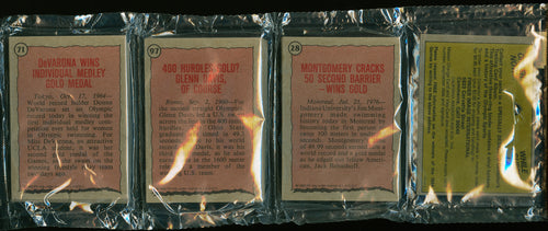 1983 Topps (Finder Image) GREATEST OLYMPIANS Unopened Rack Pack with CASSIUS CLAY / MUHAMMAD ALI on Front