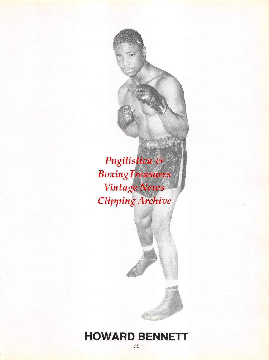 Boxing News Clipping #2756 - Howard Bennett, Joey Longo