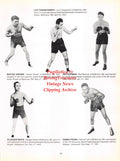 Boxing News Clipping #2758 - Lou Transparenti, Buster Brown, Red Burman, Slugger White, Danny Frush