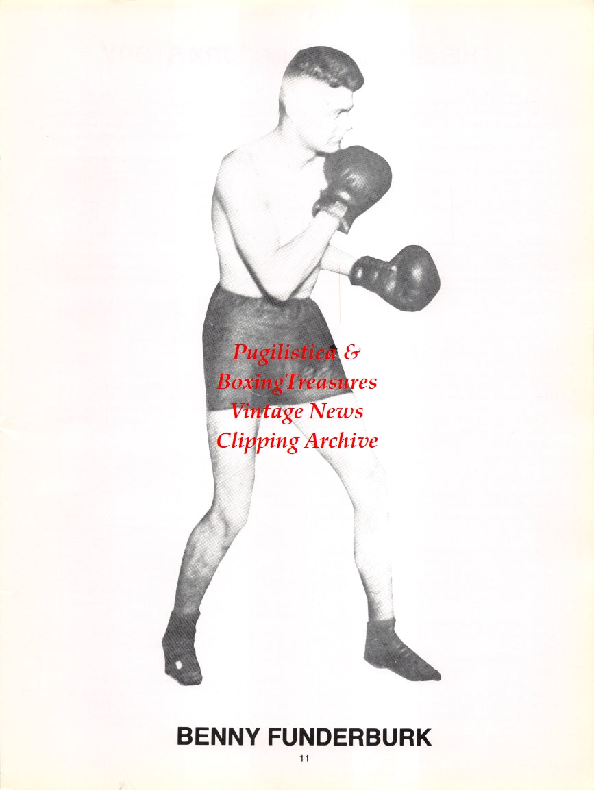 Boxing News Clipping #2744 - Benny Funderburk, Dave Selina