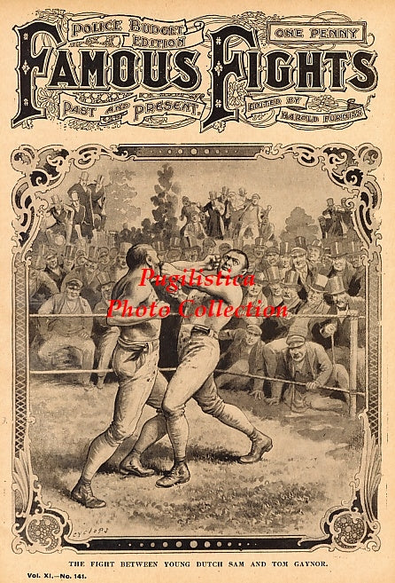 Young Dutch Sam vs. Tom Gaynor - 11x17 Boxing Photographic Print