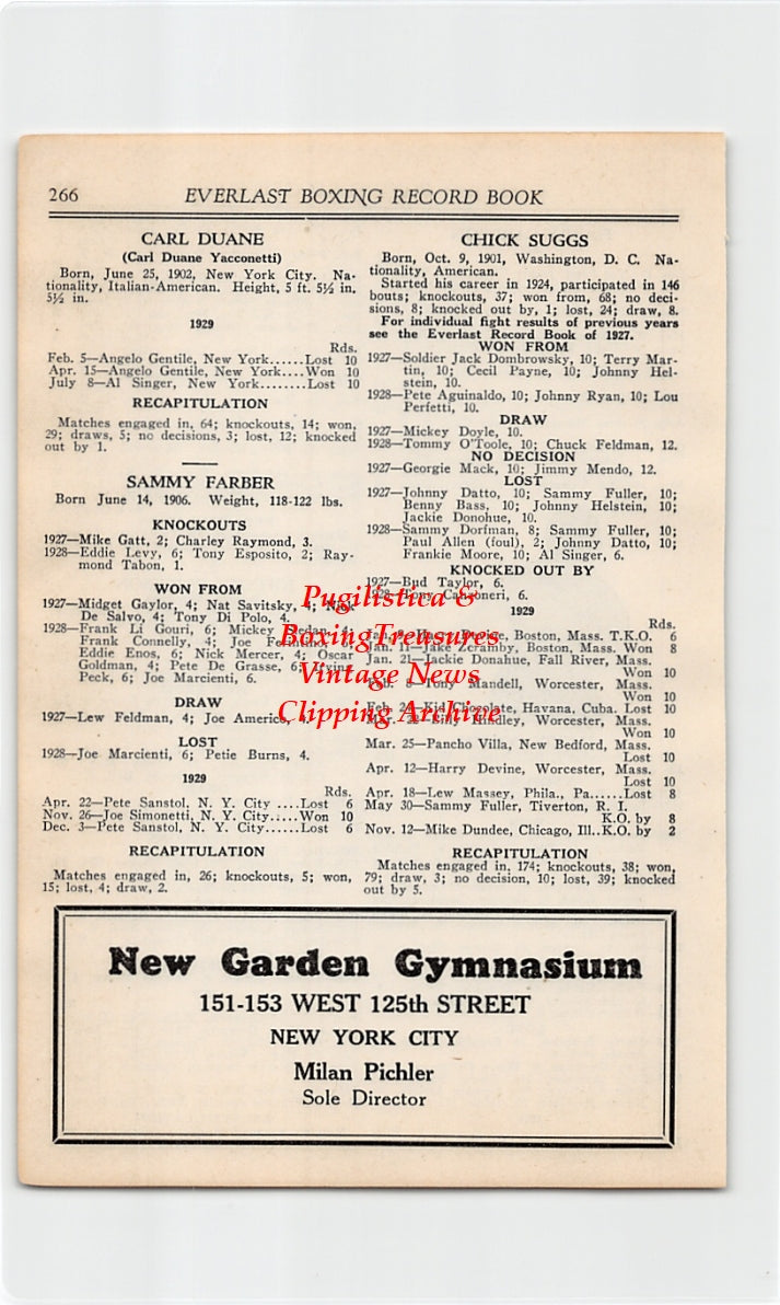 Boxing News Clipping #2599 - Jackie Cohen