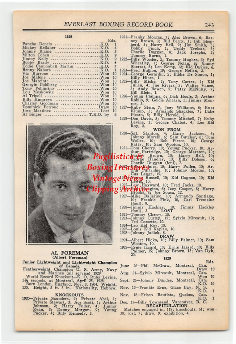 Boxing News Clipping #2597 - Al Foreman