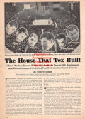 Boxing News Clipping #2570 - Madison Square Garden "The House That Tex Built", Paul Berlenbach, Joe Louis, Barney Ross, Tony Canzoneri, Tommy Loughran, Tommy Farr, Dado Marino