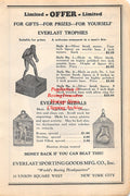 Boxing News Clipping #2615 - Ads for Everlast Boxing Trophies, Medals and Baseballs