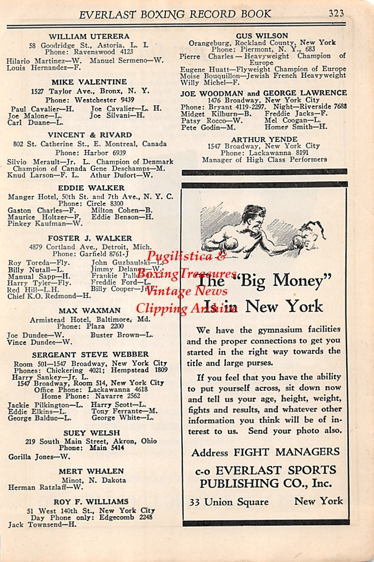 Boxing News Clipping #2614 - Ad for Everlast Mouthpiece