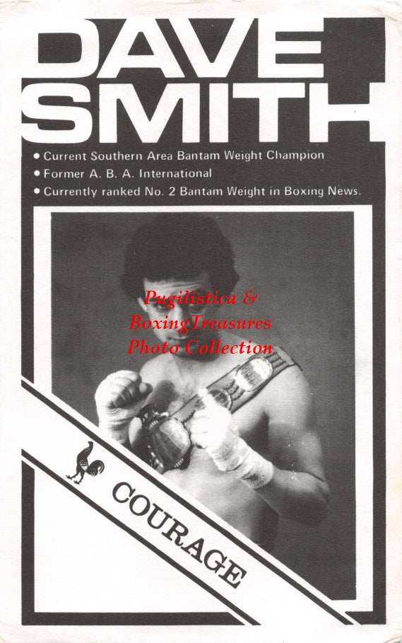 Boxing Photo #798 - Dave Smith (1970's-80's British Bantamweight)