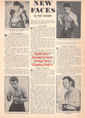 Boxing News Clipping #2574 - Gus Kempf, Ralph Gonzales, Terry Ratcliffe, Packey McFarland (1950's Kansas Featherweight)