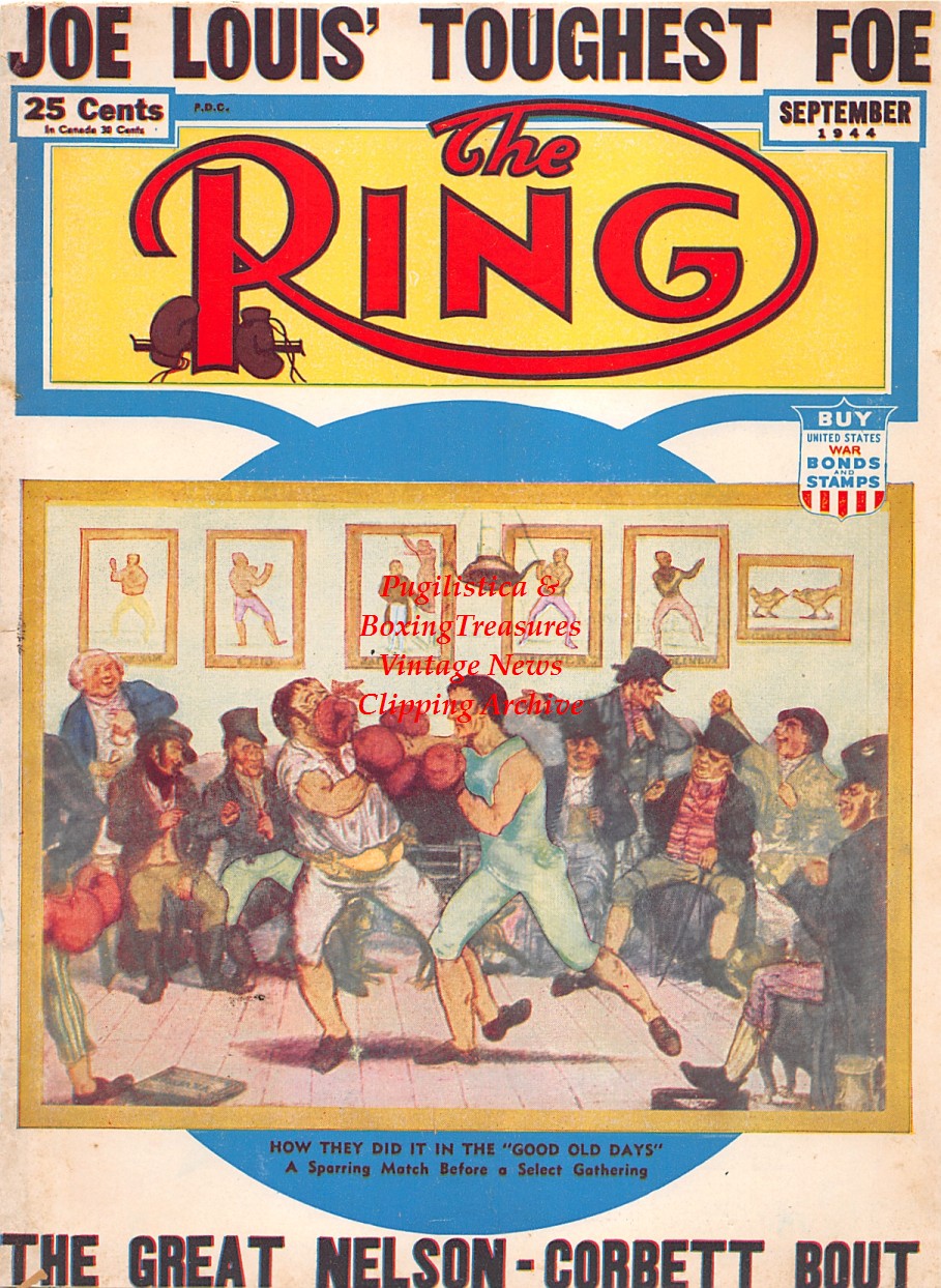 Boxing News Clipping #2538 - Sparring in The Fives Courts, Bareknuckle era