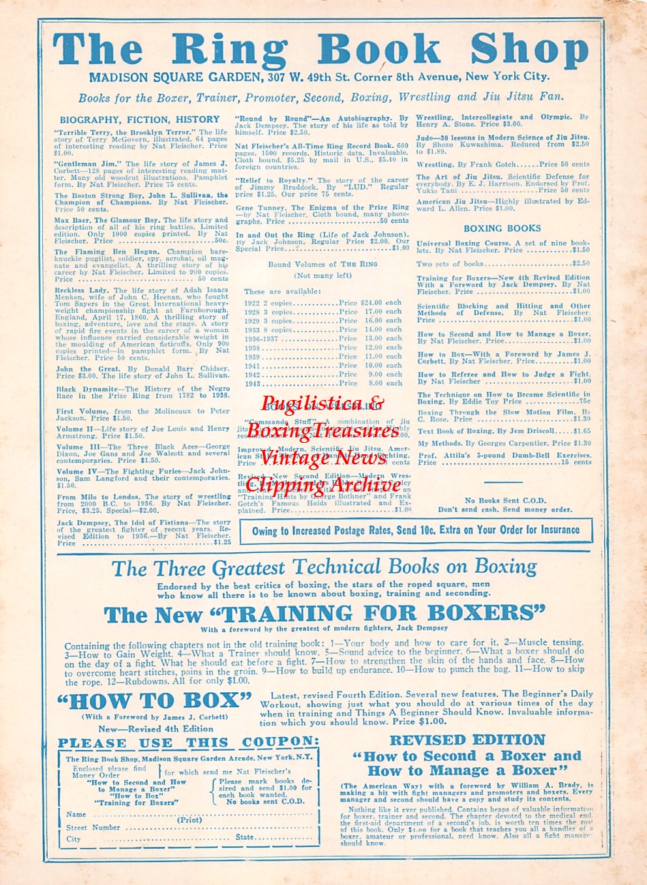 Boxing News Clipping #2538 - Sparring in The Fives Courts, Bareknuckle era