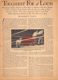Boxing News Clipping #2539 - Joe Louis vs. Max Baer, Jake Kilrain, George Dixon