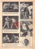 Boxing News Clipping #2568 - Joe Louis vs. Ezzard Charles, Mannie Seamon, Marshall Miles, George Nicholson, Eddie Eagan, Jim Norris