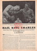 Boxing News Clipping #2566 - Joe Louis vs. Ezzard Charles, Johnny Saxton vs. Tony Pellone, Johnny Breeze vs. Jimmy Rooney