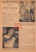 Boxing News Clipping #2481 - George Montgomery, Hardy Sarkin, Ray Kaiser, Wayne Armstrong
