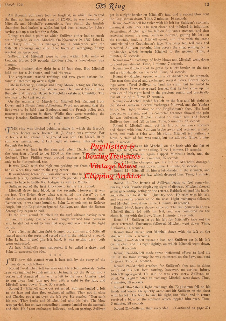 Boxing News Clipping #2481 - George Montgomery, Hardy Sarkin, Ray Kaiser, Wayne Armstrong
