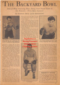 Boxing News Clipping #2482 - Jimmy Moncton, Verne Bybee, Vic Grupico, Ira Boogle, Alvin Weill, John Sapone, Morris Kraft, WWII Military Boxing