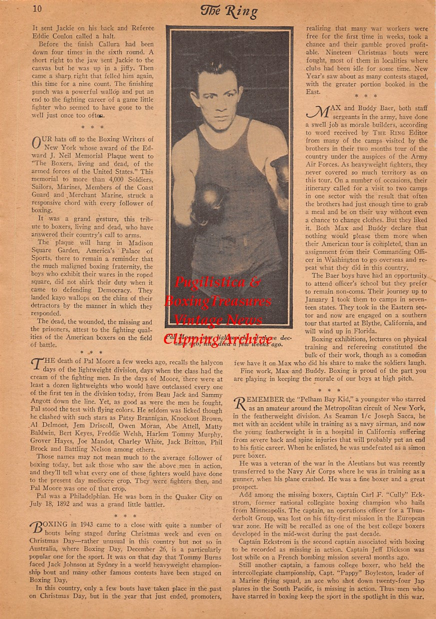 Boxing News Clipping #2479 - Pal Moore, Edward J. Neil