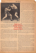 Boxing News Clipping #2463 - Fritzie Zivic vs. Jake LaMotta, James J. Corbett