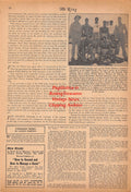 Boxing News Clipping #2519 - Jake LaMotta vs. Lou Woods, Joe Powell, Phil Johnson, James Owens, Walter Moore, Thomas Polvogt, George Reynolds, Abraham Manning, James Ferguson, Robert Keese, WWII Military Boxing